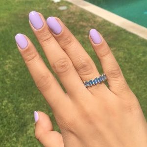 ✨blue baguette ring